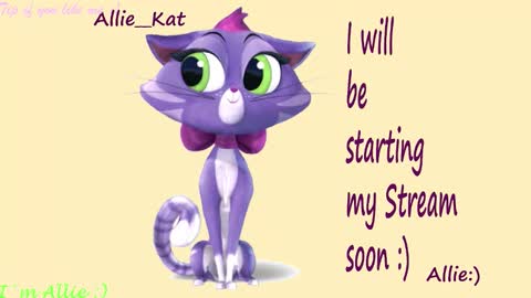 Allie online show from March 14, 2:54 pm