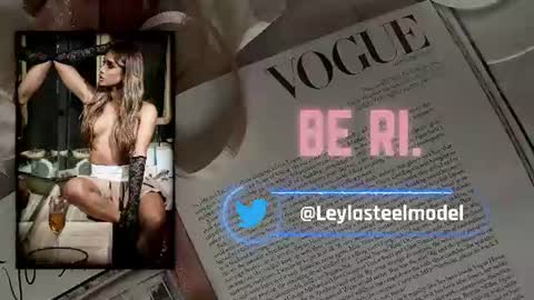 INSTA leylasteel model         online show from July 7, 2:10 pm
