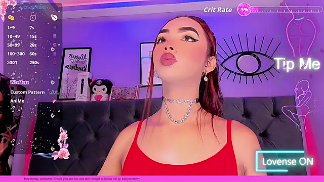 Babyenderlyn online show from November 8, 1:55 pm