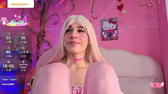 DaripQueen online show from February 28, 2:35 pm