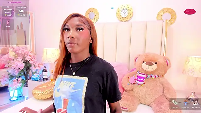 evangelin ts online show from February 10, 1:40 pm