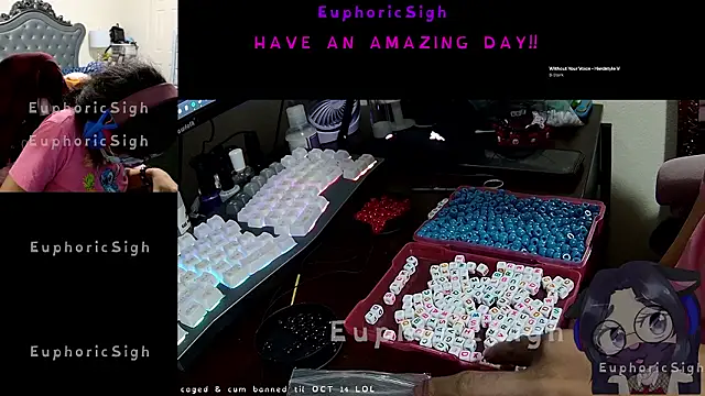 EuphoricSigh online show from July 10, 7:45 am