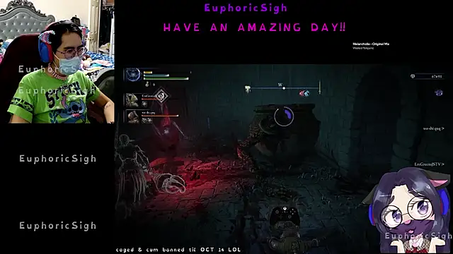 EuphoricSigh online show from July 11, 7:46 am