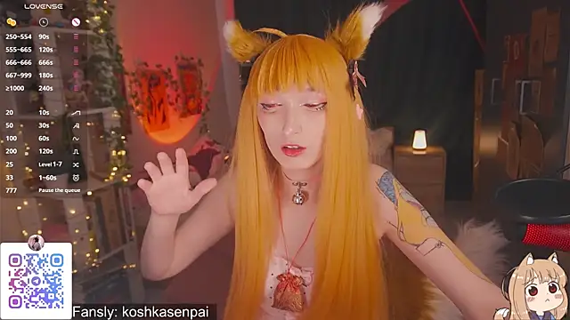 koshkasenpai online show from October 8, 9:43 am